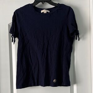 Michael Kors Dark Blue Short Sleeve Tee